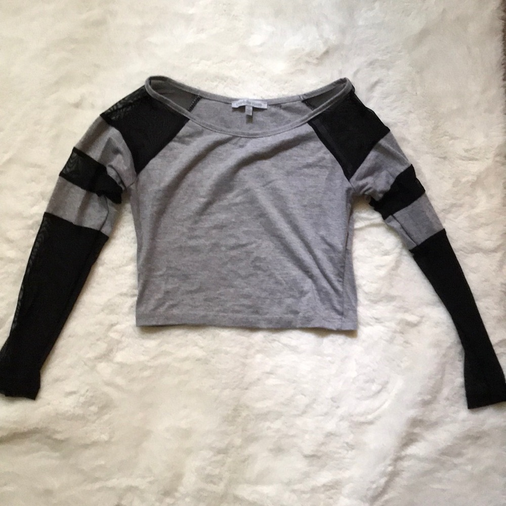 mesh crop top